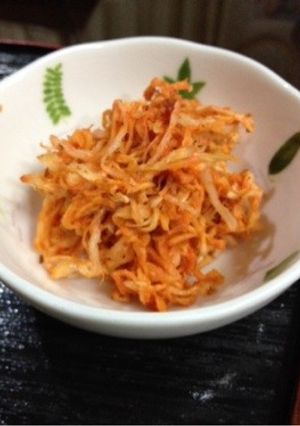 千切りとするめ(さきいか)の食べラー和え-レシピのメイン写真