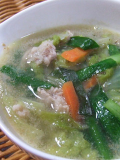 胡麻ダレで~中華胡麻スープ-レシピのメイン写真