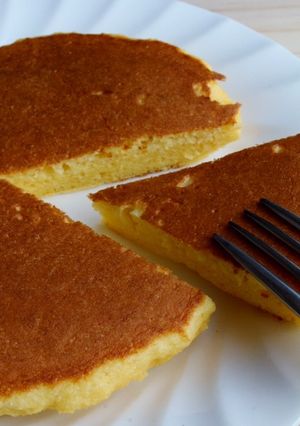 パン粉・米粉・糸寒天deホットケーキ-レシピのメイン写真