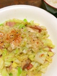 簡単!ネギ塩ダレ キャベツ炒め-レシピのメイン写真