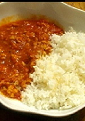 鶏挽肉と挽き割り納豆のキーマカレー-レシピのメイン写真