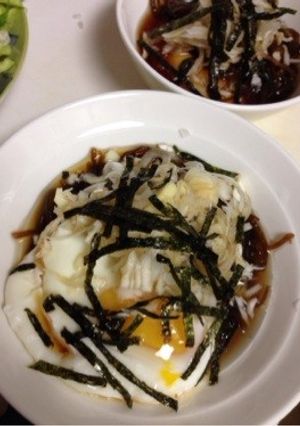 居酒屋メニュー★簡単美味しい温玉もずく！-レシピのメイン写真