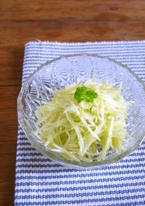 生ブロッコリー茎のオリーブオイルだけ和え-レシピのメイン写真