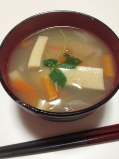 福島県風お雑煮-レシピのメイン写真