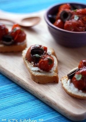 ローストミニトマトとオリーブのサルサ-レシピのメイン写真