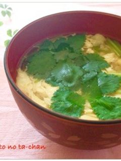 ✿簡単10分 三つ葉のかき玉汁✿-レシピのメイン写真