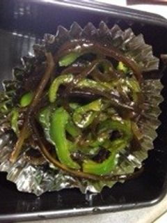 ピーマンの塩昆布あえ-レシピのメイン写真