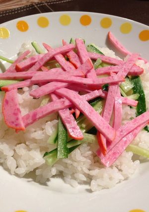 懐かしの扇形ハム☆ズボラ飯-レシピのメイン写真
