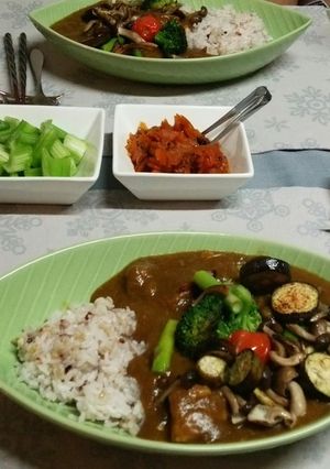お家のお野菜・果物使いきり♪健康カレー-レシピのメイン写真