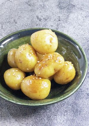 レンジで時短！新じゃがの甘辛炒め-レシピのメイン写真
