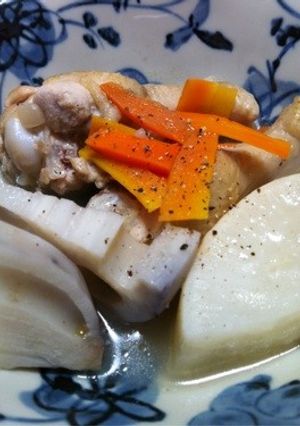 野菜ブイヨンで♡手羽元と根菜煮-レシピのメイン写真