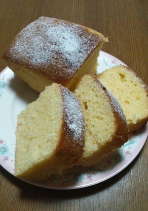 お手軽簡単パウンドケーキ♪その訳は………-レシピのメイン写真