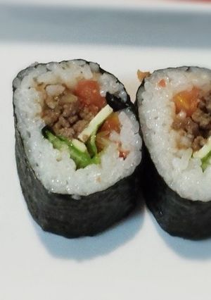 タコライス巻き寿司(大人用)-レシピのメイン写真