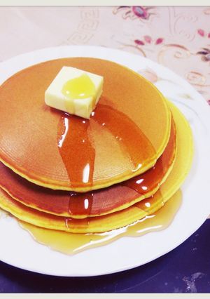 つるつるきつね色のパンケーキ☆-レシピのメイン写真