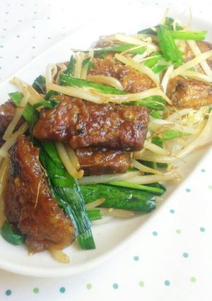 美味しいうちのレバニラ炒め♪-レシピのメイン写真