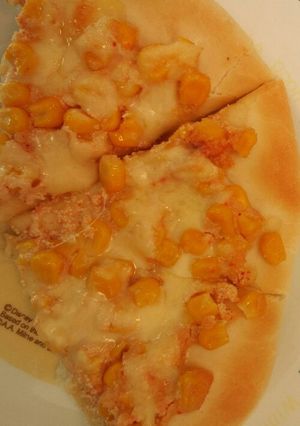 簡単めんたいマヨコーンピザ-レシピのメイン写真