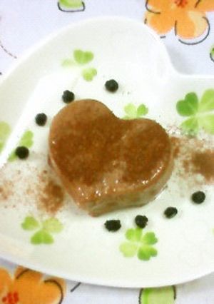 ★なめらか♪ハートのバナナチョコムース★-レシピのメイン写真
