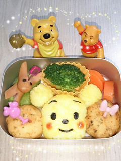 キャラ弁、ベビープーさん-レシピのメイン写真