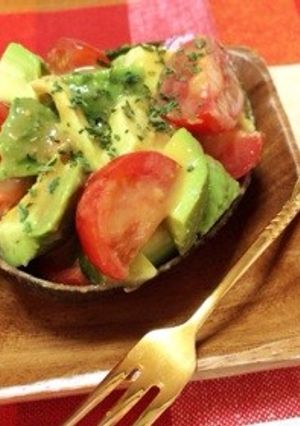 アボカド酢味噌あえ-レシピのメイン写真