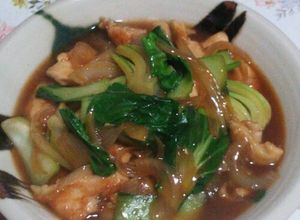 チンゲン菜と鶏胸肉の和風餡仕立て-レシピのメイン写真