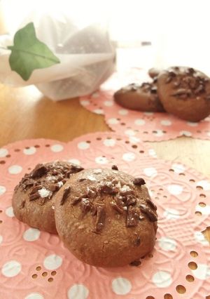米粉で✿塩チョコクッキー-レシピのメイン写真
