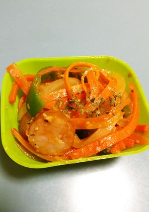 お弁当に!にんじんナポリタン*-レシピのメイン写真