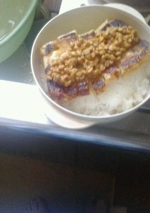 サクサク油揚げ丼 　食べラー納豆のせ-レシピのメイン写真