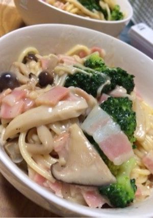 クリームパスタ-レシピのメイン写真
