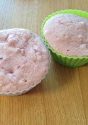 いちご蒸しパン〜離乳食完了期おやつ〜-レシピのメイン写真