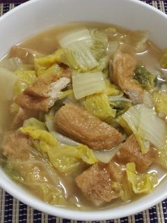 白菜と油揚げの炊いたん♪-レシピのメイン写真