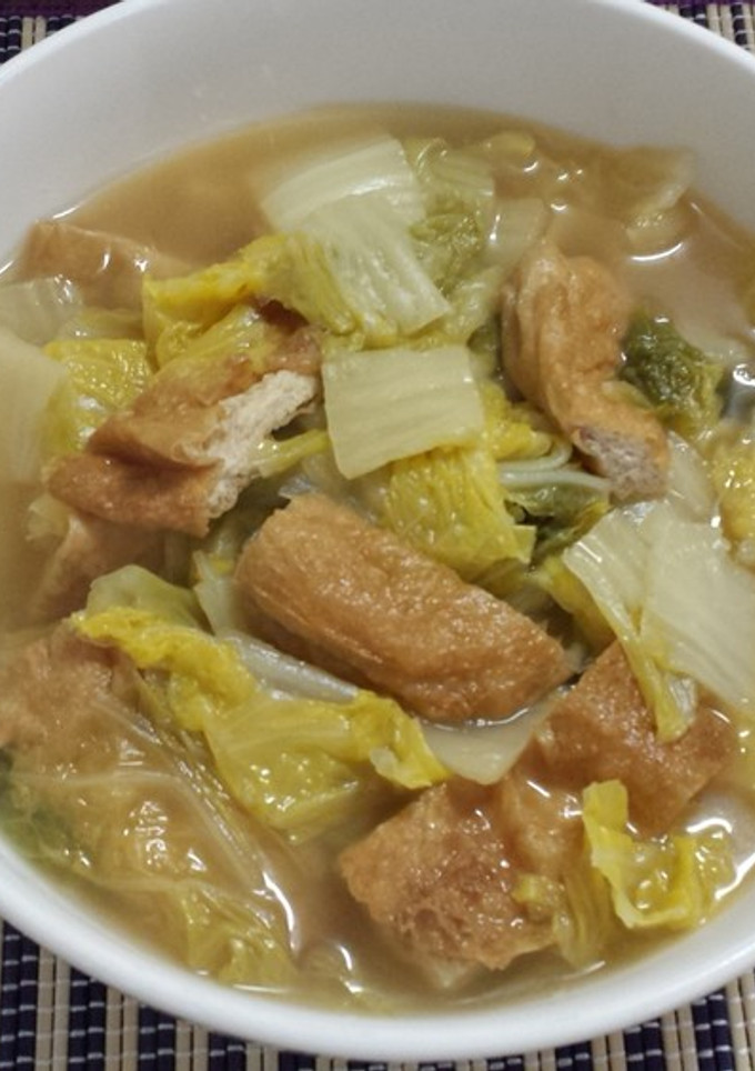 白菜と油揚げの炊いたん♪-レシピのメイン写真