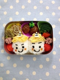 キャラ弁☆節分の鬼さん♪-レシピのメイン写真