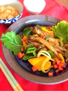 ししゃもと彩り野菜の南蛮風あんかけ♡-レシピのメイン写真