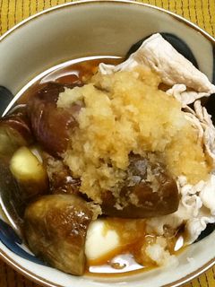 簡単!茄子と豆腐のみぞれ煮風-レシピのメイン写真
