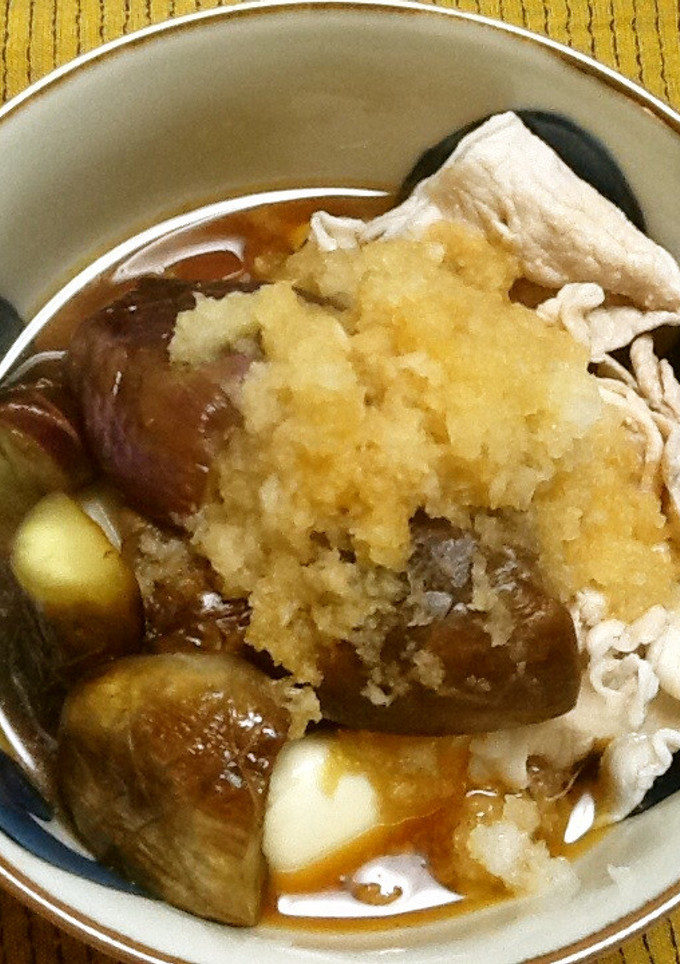 簡単！茄子と豆腐のみぞれ煮風-レシピのメイン写真