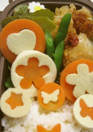 お弁当に☆高野豆腐＆人参デコおかず☆-レシピのメイン写真