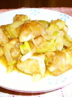 セロリと鶏肉の甘酢あん炒め-レシピのメイン写真