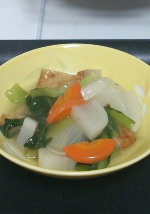塩焼そば粉末リメイク☆大根の塩あんかけ煮-レシピのメイン写真