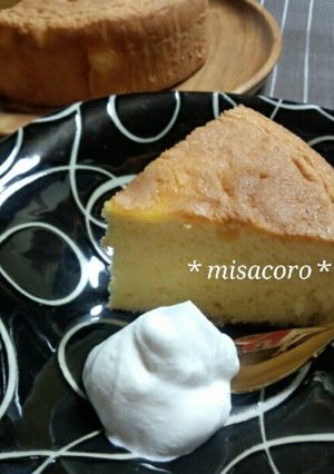 mゆずのスポンジケーキ-レシピのメイン写真
