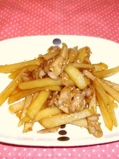 じゃがいもと豚肉のオイスター炒め-レシピのメイン写真