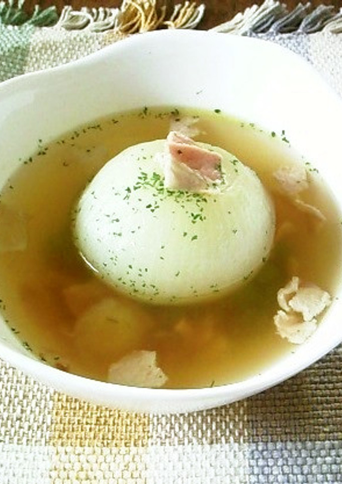 レンジで簡単♪新玉ねぎの丸ごとスープ-レシピのメイン写真