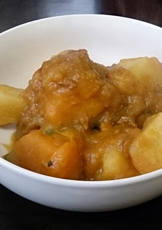 簡単！15分でカボチャの和風カレー煮-レシピのメイン写真