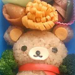 รูปของ 冬のリラックマキャラ弁当