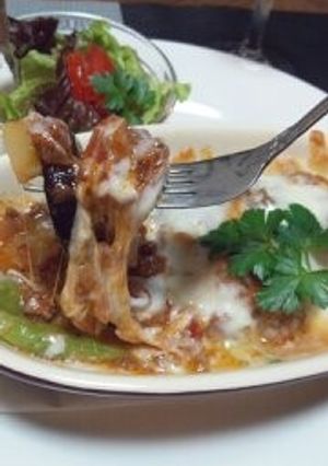 ナスのたっぷりチーズグラタン!(^^)!-レシピのメイン写真