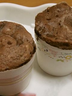 簡単♪レンジdeチョコレート蒸しパン-レシピのメイン写真