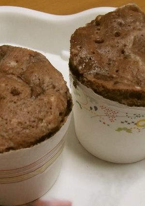 簡単♪レンジdeチョコレート蒸しパン-レシピのメイン写真