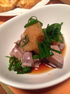 簡単♬鶏肝の湯引き-レシピのメイン写真