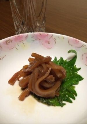 酒の肴▶︎刺身イカの柚子醤油漬け-レシピのメイン写真