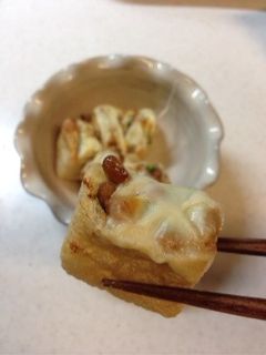 お弁当にも!納豆の油あげ詰め-レシピのメイン写真