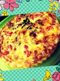 ベーコンとほうれん草の簡単キッシュ♡-レシピのメイン写真